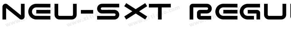 NEU-SXT Regular字体转换
